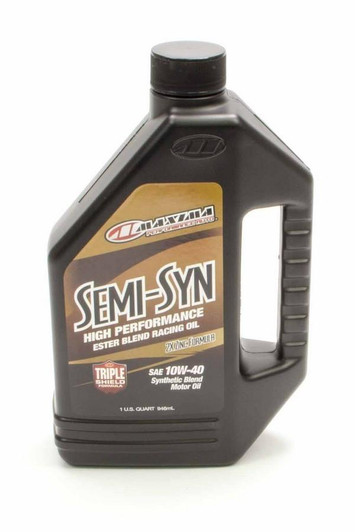 MAXIMA RACING OILS 10w40 Semi-Syn Oil 1 Quart 