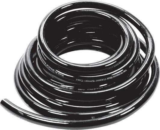 QUICKCAR RACING PRODUCTS Power Cable 4 Gauge Blk 15Ft 