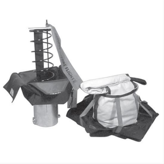STROUD SAFETY 410 Chute Black w/Sm Spring Launcher 