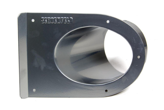 SCHOENFELD Tail Pipe Saver 4in Silver 45 Degree 