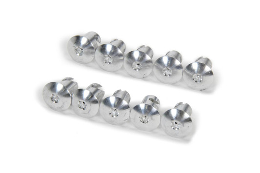 TRIPLE X RACE COMPONENTS Torx Head Button Alum .550 Long 10pk 