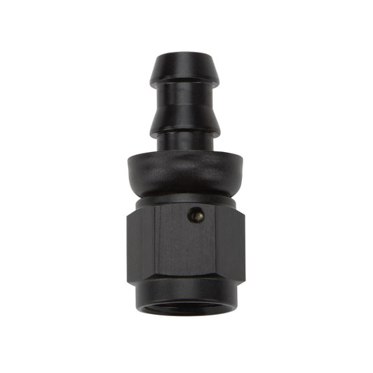 ALLSTAR PERFORMANCE Pushlock Hose End Black Straight -8 