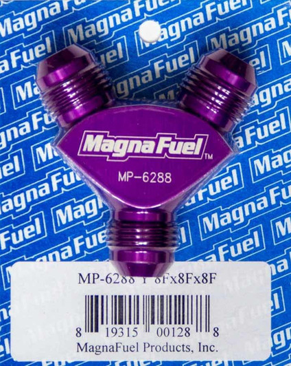 MAGNAFUEL/MAGNAFLOW FUEL SYSTEMS Y-Fitting - 3 #8an 