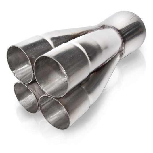 STAINLESS WORKS Merge Collector 2-1/2in Primaries 5in Outlet 