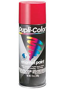 DUPLI-COLOR/KRYLON Cherry Red Enamel Paint 12oz 