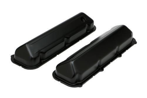 TRANS-DAPT 68-88 Ford 429-460 Valve Covers Black Baffled 