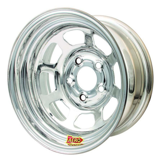 AERO RACE WHEELS 15x7 3in. 4.75 Chrome 