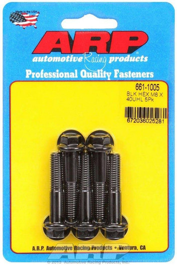 ARP 8mm x 1.25 x 40mm 6pt Bolt Kit (5pk) 