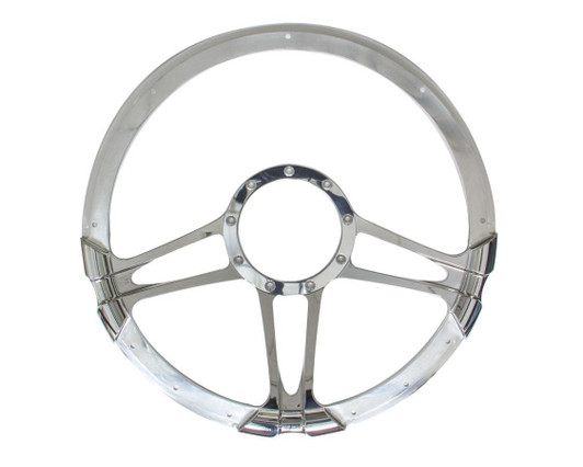 BILLET SPECIALTIES 14in Monaco Steering Wheel Half Wrap 