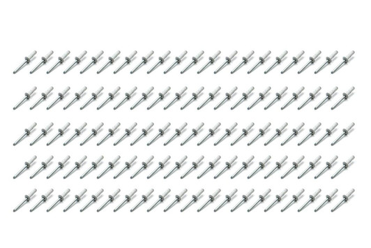 FIVESTAR Sm Hd Rivet White Multi -grip 100pk 