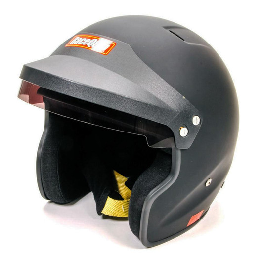 RACEQUIP Helmet Open Face Medium Black SA2020 