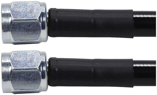 ALLSTAR PERFORMANCE Coated Braided Line 30in #3Hose -3Str/-3Str Steel 