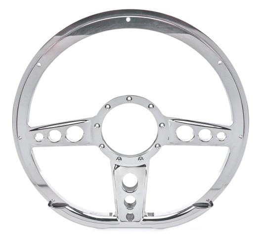 BILLET SPECIALTIES Steering Wheel 14in D- Shape Trans Am Polished 