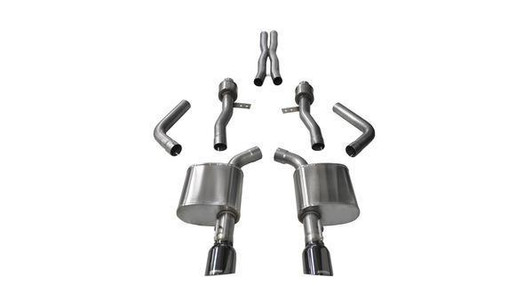 CORSA PERFORMANCE Exhaust Cat-Back - 2.75 in Dual Rear Exit 