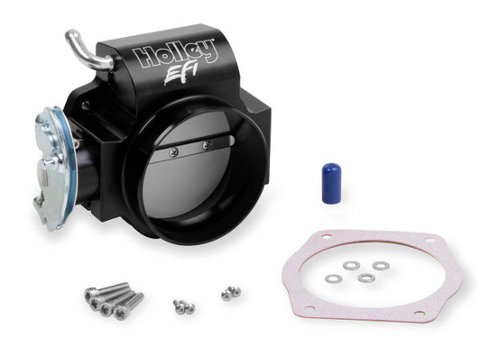 HOLLEY 90mm LS Throttle Body w/Tapered Bore - Black 