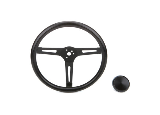 GRANT Classic Series Black Slotted Steering Wheel 