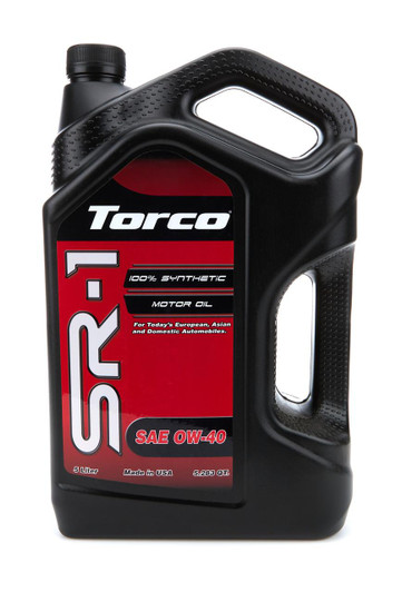 TORCO SR-1 Synthetic Oil 0w40 5 Liter Bottle 