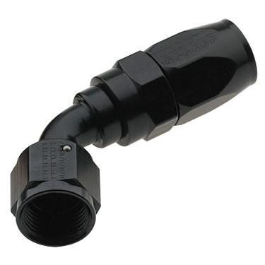 FRAGOLA Hose Fitting #12 60 Deg. to #16 Hose Black 