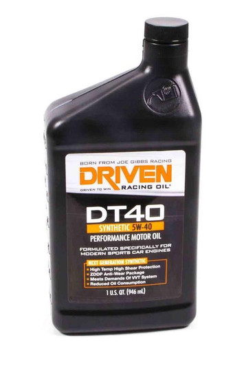 DRIVEN RACING OIL DT40 5w40 Synthetic Oil 1 Qt Bottle 