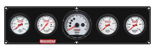 QUICKCAR RACING PRODUCTS Extreme 4-1 Panel w/Tach OP/WT/FP15/VT Black 