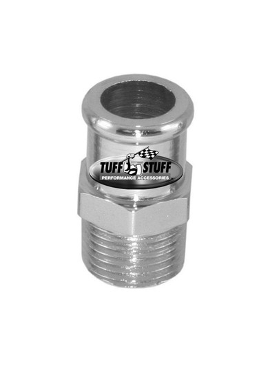 TUFF-STUFF Water Pump Chrome Hose Nipple For 3/4in Hose 