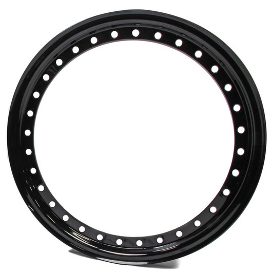 AERO RACE WHEELS 15in Outer Bead Lock Ring Black 