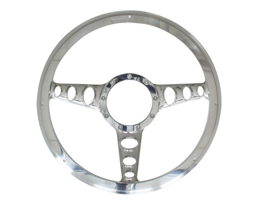 BILLET SPECIALTIES Half Wrap Steering Wheel Outlaw 