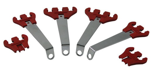 MOROSO Spark Plug Wire Looms Red 