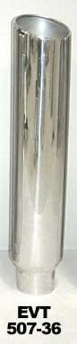 PYPES PERFORMANCE EXHAUST Exhaust Stack 5in x 7in 36in L Polished 