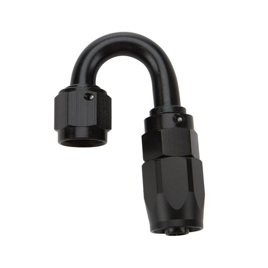 ALLSTAR PERFORMANCE Reusable Hose End Black 180 Deg Elbow -8 