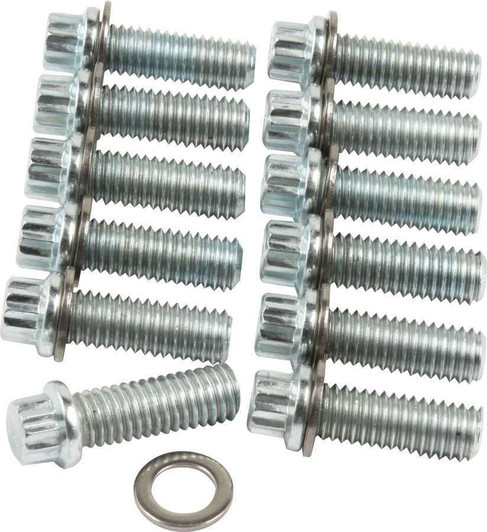 ALLSTAR PERFORMANCE Intake Bolt Kit SBC 12PT 12pk 