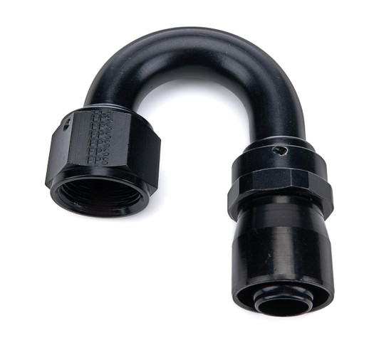 FRAGOLA #12 180-Deg Crimp Hose Fitting 