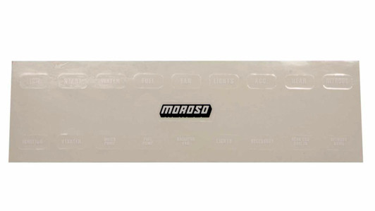 MOROSO Switch Panel Label 