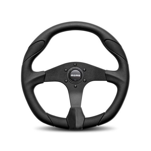 MOMO AUTOMOTIVE ACCESSORIES Quark Steering Wheel Polyurethane Black 