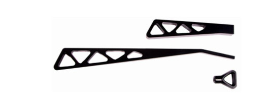 IDIDIT Billet Lever Kit Black Powder Coat Truss Style 