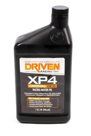 DRIVEN RACING OIL XP4 15w50 Petroleum Oil 1 Qt Bottle 
