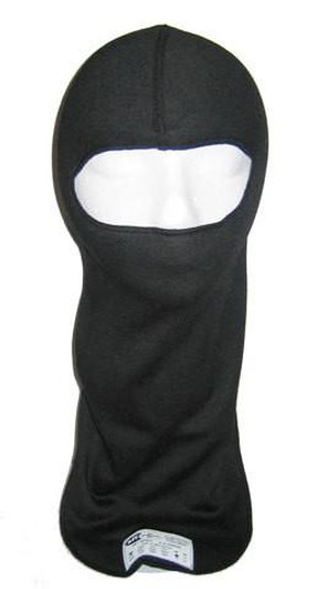 PXP RACEWEAR Head Sock Black Single Eyeport 2 Layer 
