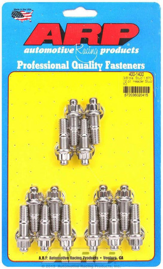 ARP S/S Header Stud Kit - 3/8 x .750 UHL (14) 