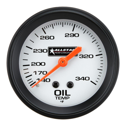 ALLSTAR PERFORMANCE Oil Temp Gauge 140-340F 2-5/8in 