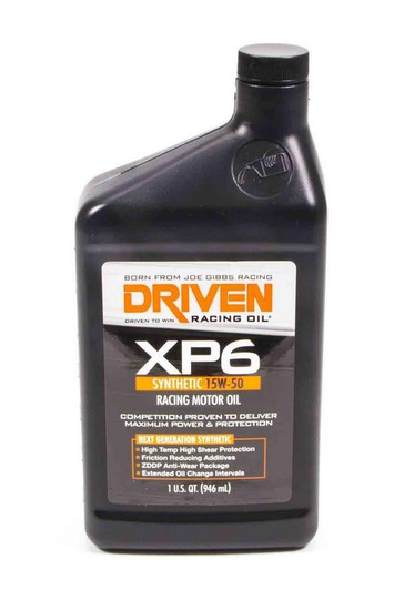 DRIVEN RACING OIL XP6 15w50 Synthetic Oil 1 Qt Bottle 