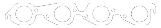 COMETIC GASKETS MLS Exhaust Gasket Set BBC w/2.000 Round Port 
