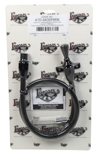 LOKAR DIPSTICK TRANS AOD FIREW ALL MOUNT BLACK SS HOUSI 