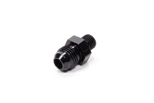 FRAGOLA Straight Adapter Fitting #6 x 1/4 MPT Black 