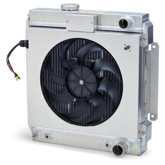 PROFORM Slim Fit Radiator 64-66 Mustang Pass Outlet 