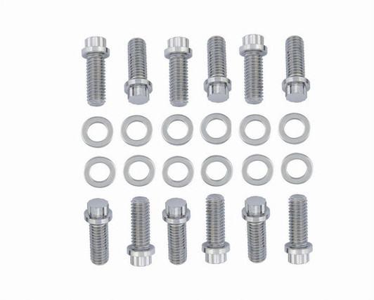 MR. GASKET Chrome Intake Bolts 