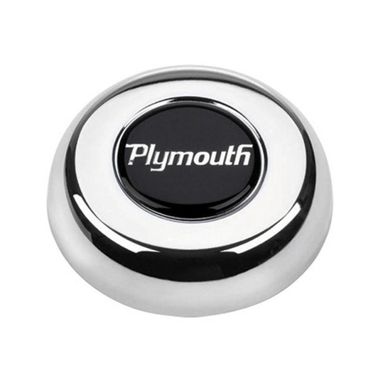 GRANT Chrome Horn Button Plymouth 