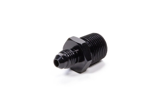 FRAGOLA Straight Adapter Fitting #4 x 3/8 MPT Black 