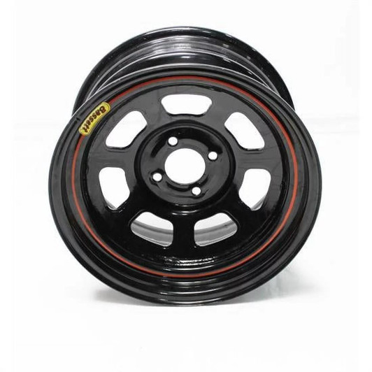 BASSETT Wheel 15x7 4x4.5 2in BS DOT Black 