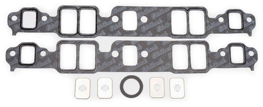 EDELBROCK Intake Gasket Set - 55-86 SBC 