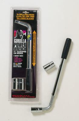 GORILLA Telescoping Lug Wrench w/(2) Dual Sockets 